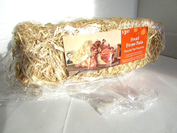 Straw Bale of Hay 5" x 6" x 13" Crafts Layouts Dioramas PR