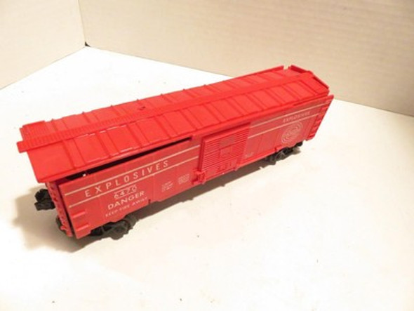 LIONEL TRAINS- POST-WAR ORIGINAL 6470 EXPLODING BOXCAR - FAIR - M6