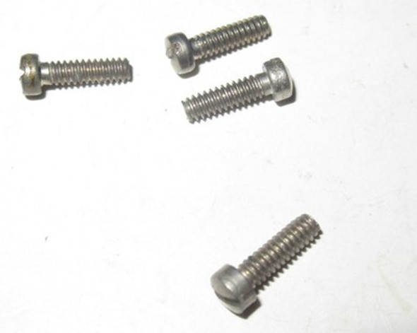 LIONEL PART - 4-40 X 3/8" FLAT HEAD BOILER FRONT SCREWS (4)- NEW- SR6