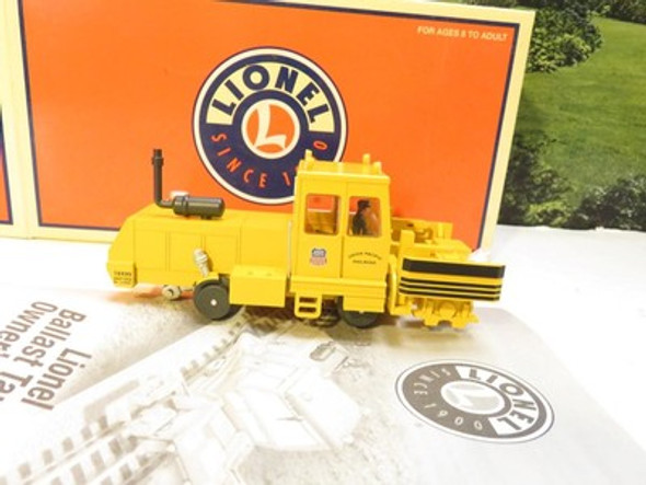 LIONEL- 18490- UNION PACIFIC MOTORIZED BALLAST TAMPER- 0/027- NEW - B17