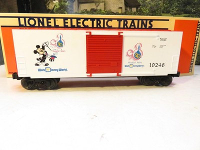 LIONEL 19246 WALT DISNEY WORLD HI-CUBE BOX CAR - 0/027- NEW - B2R