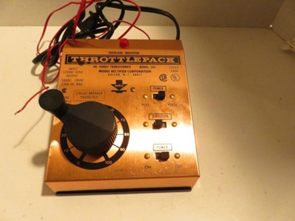 MRC TECH 280 - HO/N SCALE THROTTLE PACK 501 TRANSFORMER- 16VDC/18VAC - S31S