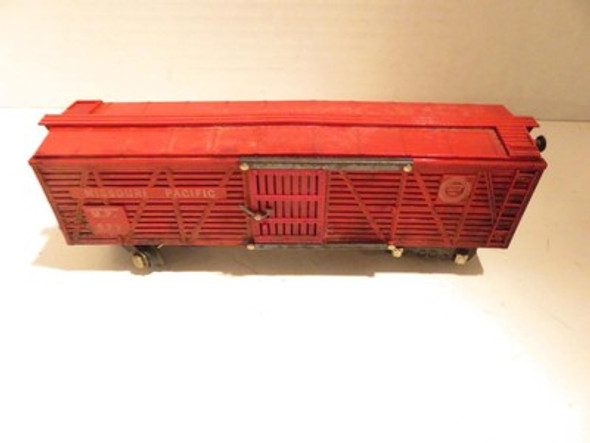 AMERICAN FLYER POST-WAR  'S' GAUGE ORIGINAL 629 MOPAC STOCK CAR- FAIR- M63
