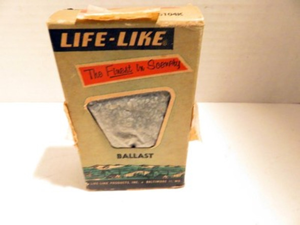ALL TRAINS- VINTAGE 1104 LIFE-LIKE BALLAST -15 OUNCES - NEW- M66