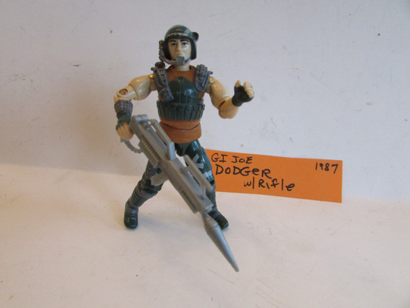 GI Joe Action Figure Dodger w/Rifle 3.75" 1987 L9