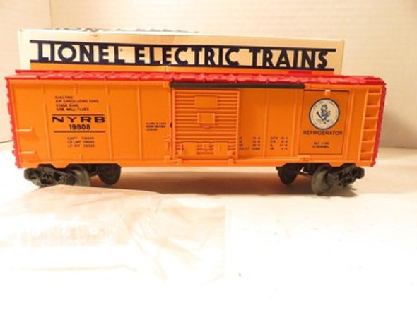 LIONEL TRAINS 19808 NEW YORK CENTRAL OPERATING ICE CAR D/C TRUCKS- 0/027-NEW-HC2 LIONEL TRAINS 19808 NEW YORK CENTRAL OPERATING ICE CAR D/C TRUCKS- 0/027-NEW-HC2