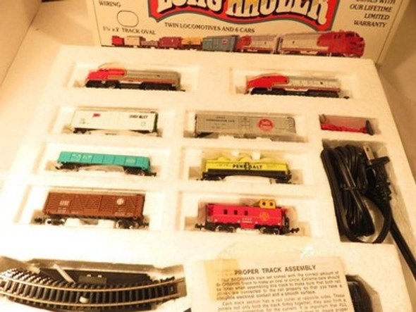 N SCALE TRAINS  - BACHMANN 24406 LONG HAULER SANTA FE DIESEL SET- LN- BXD- H1
