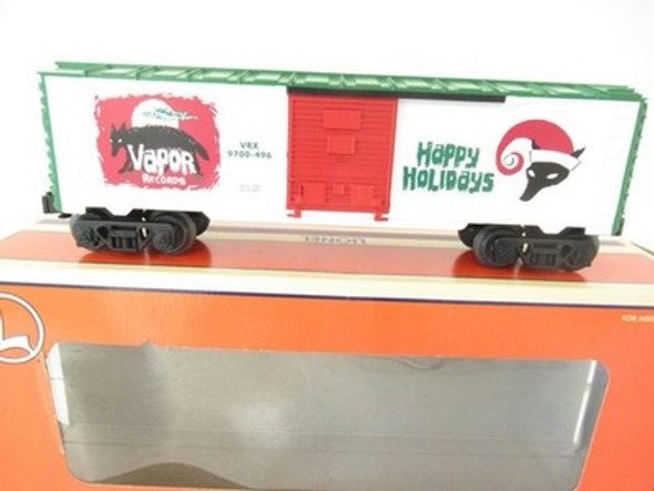 LIONEL CHRISTMAS - 26208- VAPOR RECORDS CHRISTMAS BOXCAR -- 0/027- NEW - B25
