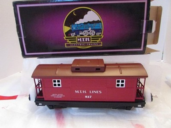MTH TRAINS - TINPLATE TRADITIONS - 10-3004- #817 TINPLATE CABOOSE- NEW - H1W MTH TRAINS - TINPLATE TRADITIONS - 10-3004- #817 TINPLATE CABOOSE- NEW - H1W