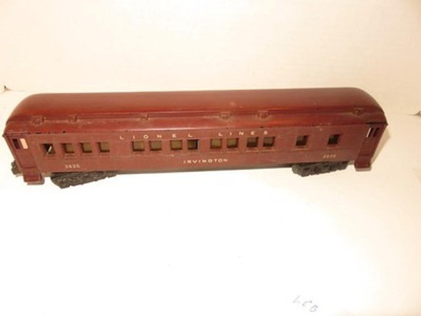 LIONEL TRAINS POST-WAR 2625 IRVINGTON MADISON PASSENGER CAR- GOOD - S27 LIONEL TRAINS POST-WAR 2625 IRVINGTON MADISON PASSENGER CAR- GOOD - S27
