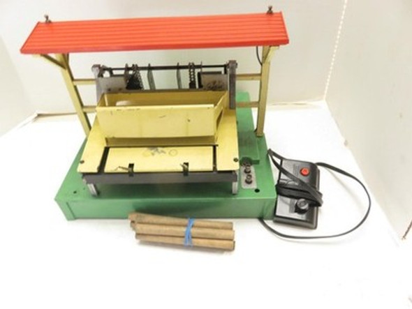 LIONEL POST-WAR TRAINS 164 OPERATING LOG LOADER ACCESSORY- NEW WIRE- WORKS- S6