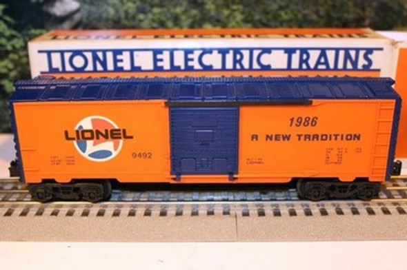LIONEL- 9492- LIONEL LINES BOXCAR - NIB - 0/027   -H1W
