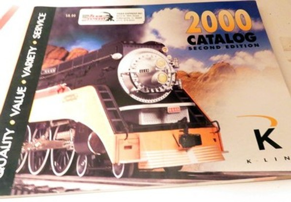 K-LINE TRAINS- 2000 2ND EDITION CATALOG- GOOD- W15