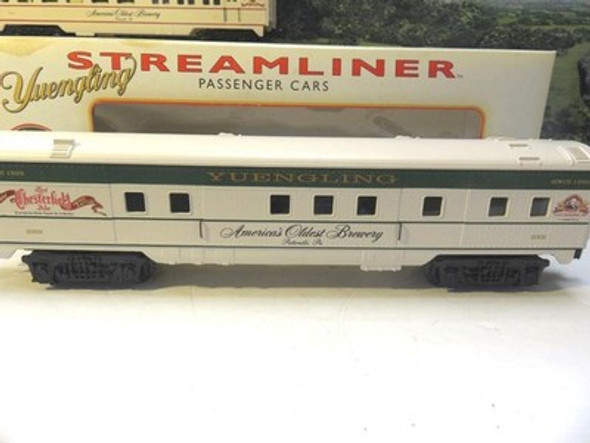 VINTAGE K-LINE TRAINS - 4598-2002 YUENGLING CHESTERFIELD RPO  CAR- 0/027-NEW-J1W