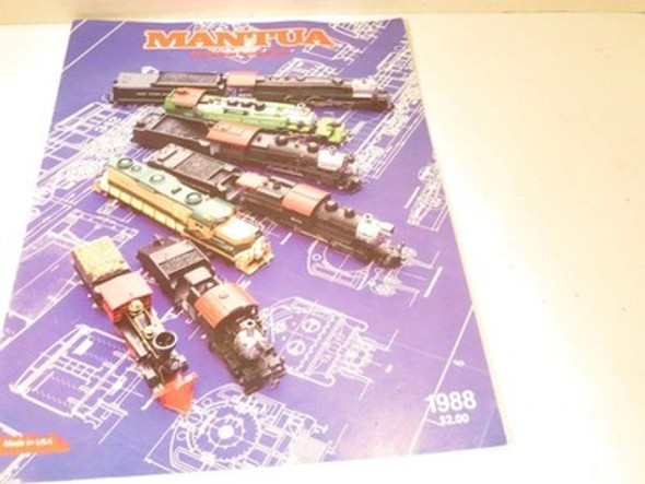HO TRAINS VINTAGE MANTUA 1988 COLOR CATALOG - EXC. - M14