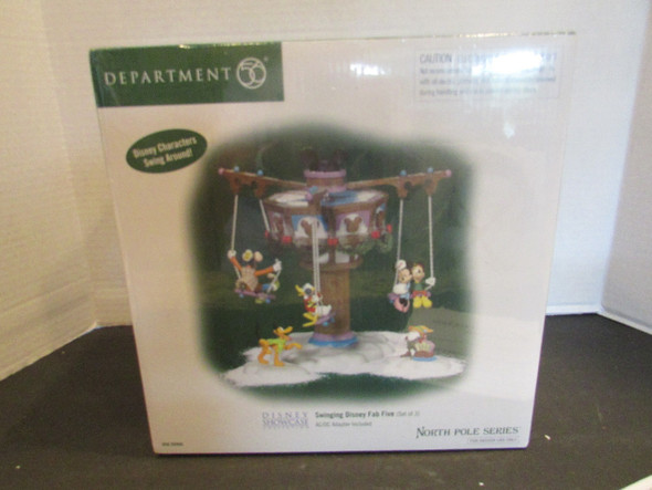 Dept 56 56866 Disney Showcase Swinging Disney Fab Five 3 pc Sealed New D3