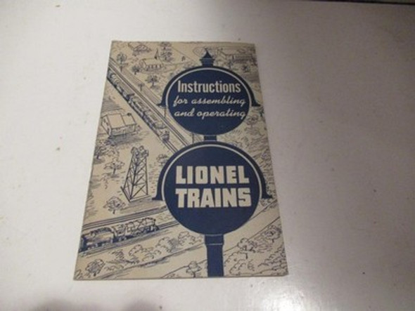 LIONEL TRAINS- EARLY POST-WAR 1951 INSTRUCTION BOOKLET - EXC.- SR160 LIONEL TRAINS- EARLY POST-WAR 1951 INSTRUCTION BOOKLET - EXC.- SR160