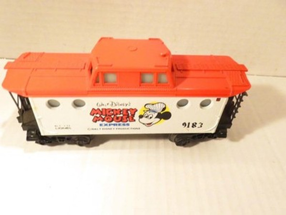 MPC LIONEL- 9183 MICKEY MOUSE EXPRESS DISNEY CABOOSE- 027- EXC.- NO BOX - S31TT