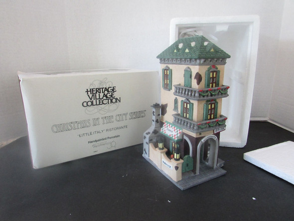 Dept 56 55387 Little Italy Ristorante Christmas in the City Building w/Cord D5