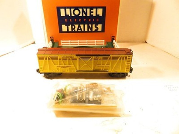 LIONEL TRAINS - 9224 OPERATING HORSE CAR & CORRAL  0/027- NEW - H1C