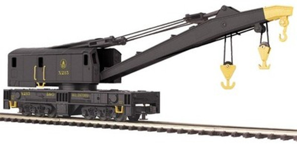 MTH TRAINS PREMIER 20-98295 BALTIMORE & OHIO CRANE CAR- NEW- H1 MTH TRAINS PREMIER 20-98295 BALTIMORE & OHIO CRANE CAR- NEW- H1
