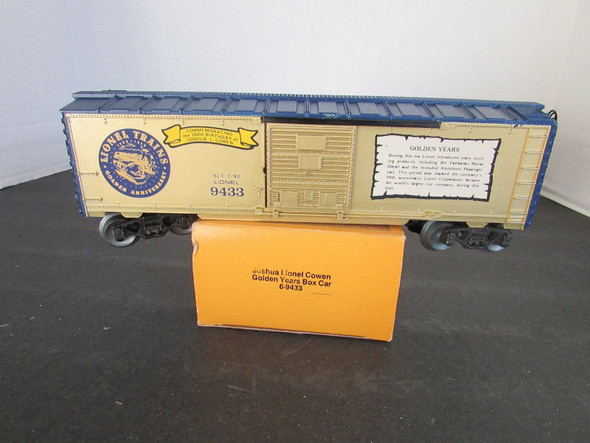 Lionel  6-9433 Joshua Lionel Cowen Box Car Golden Years 1980 Ltd Ed. MIB H1B
