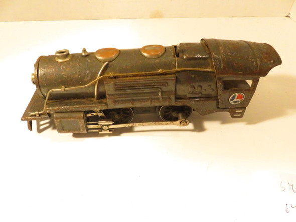 LIONEL PRE-WAR 259E 'O' TINPLATE STEAM LOCO- ROUGH SHAPE- RUNS GOOD- W51 LIONEL PRE-WAR 259E 'O' TINPLATE STEAM LOCO- ROUGH SHAPE- RUNS GOOD- W51