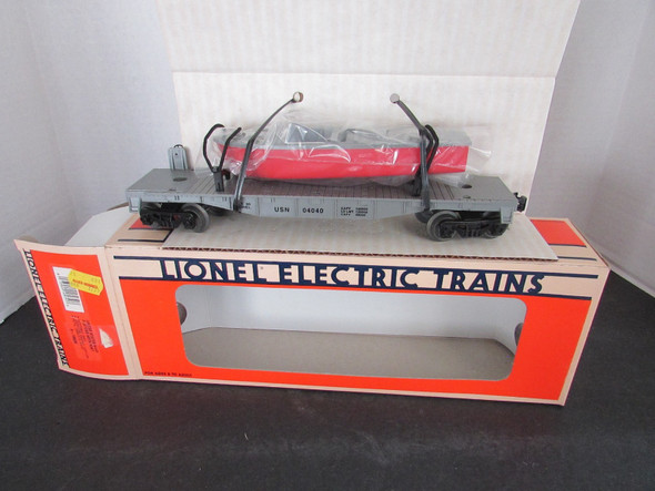 Lionel 6-16939 United States Navy Flatcar with Boat MIB 1995  H1D