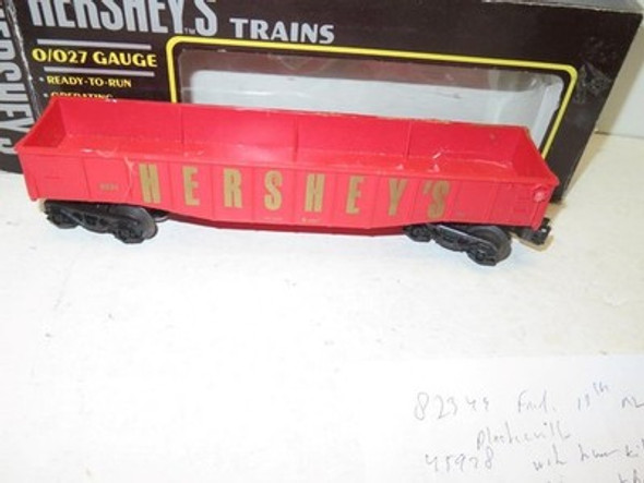 VINTAGE K-LINE TRAINS- K-6534 HERSHEY'S GONDOLA CAR- 027- EXC.- W21