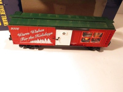 AMERICAN FLYER TRAINS - 48374-  2008 CHRISTMAS BOXCAR- S GAUGE-  LN - W21