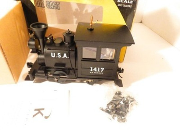 VINTAGE K-LINE TRAINS K-22631-06 U.S. WAR DEPT. PORTER STEAM LOCO- 027-NEW- W61