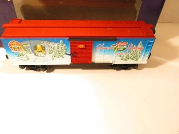 AMERICAN FLYER TRAINS - 48384 - 2010 CHRISTMAS BOXCAR- S GAUGE-  LN - W21 AMERICAN FLYER TRAINS - 48384 - 2010 CHRISTMAS BOXCAR- S GAUGE-  LN - W21