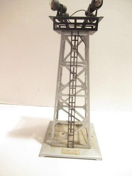 LIONEL- 12886  #395 METAL FLOODLIGHT TOWER  0/027 - BOXED- EXC.- SH