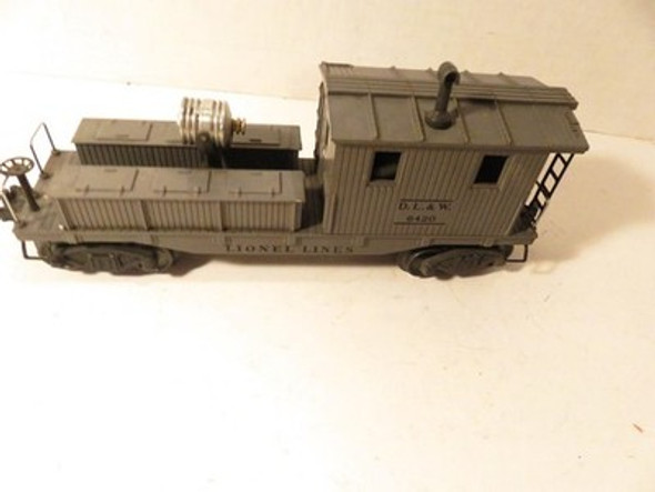 LIONEL POST-WAR TRAINS- 6420 WORK CABOOSE W/LIGHT 0/027 -   EXC.- M53
