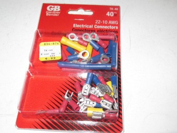 40 ELECTRICAL CONNECTORS 22-10 AWG RATED - NEW - H43|396727581124