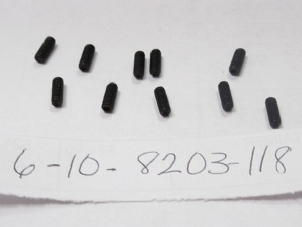 LIONEL PART-  SCREWS - 610-8203-118- #4-40 X 5/16 -  10 PIECES- NEW- SR20|396739602100
