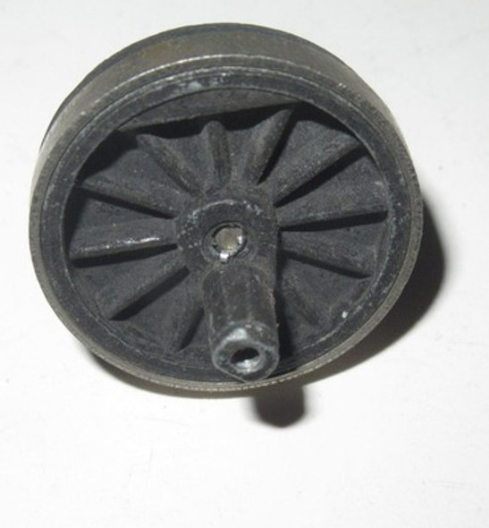 LIONEL PART - ORIG. EARLY STEAM LOCO BLIND WHEEL W/STUB/AXLE 1-1/4" WIDE  SR107E|396741542422