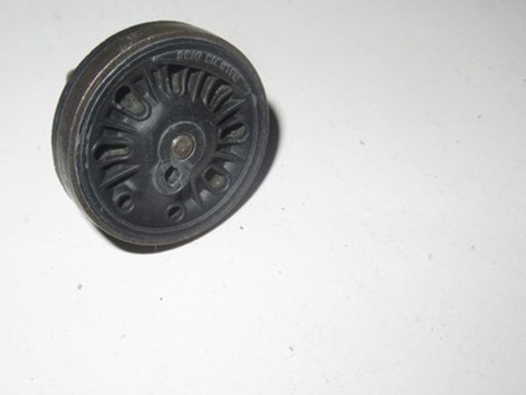 LIONEL PART - ORIGINAL EARLY STEAM LOCO BLIND WHEEL W/AXLE- 1 1/4" WIDE  SR107A|396741543378