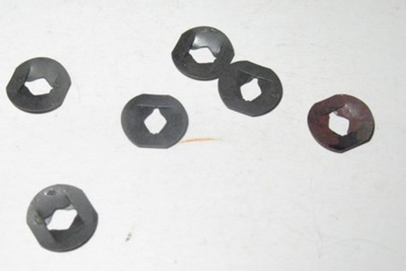 LIONEL PART - ORIGINAL POST-WAR 445-44 CHIMNEY SPEED NUTS- (6) -NEW- H43|297414594629