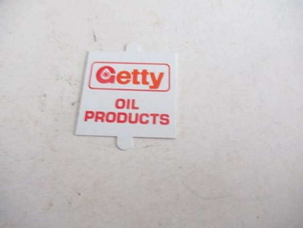 LIONEL PART - ORIGINAL METAL SIGN FOR GETTY OIL DERRICK -  NEW- SR94|297427013961