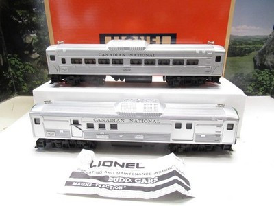 LIONEL TRAINS - 18512 CANADIAN NATIONAL NON-POWERED BUDD CAR SET- NEW- B23|357315449786
