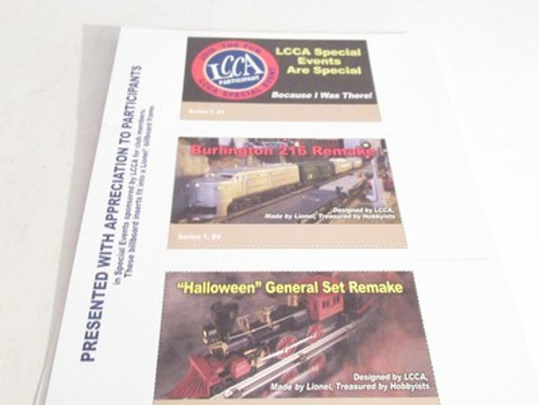 LCCA SPECIAL EVENTS -  BILLBOARD SET- SHEET OF 3 -  NEW-  M9|LCCA SPECIAL EVENTS - BILLBOARD SET- SHEET OF 3 -