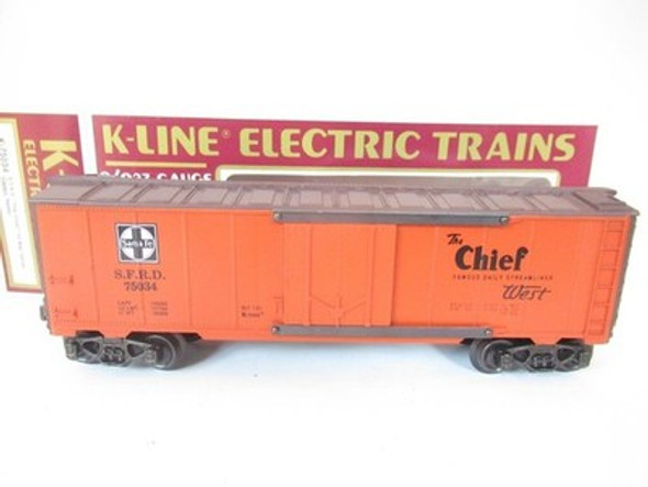 K-LINE TRAINS - K-75034- SANTA FE 'THE CHIEF #4 MAP CAR - 0/027- LN - BOXED- S26|297517813294