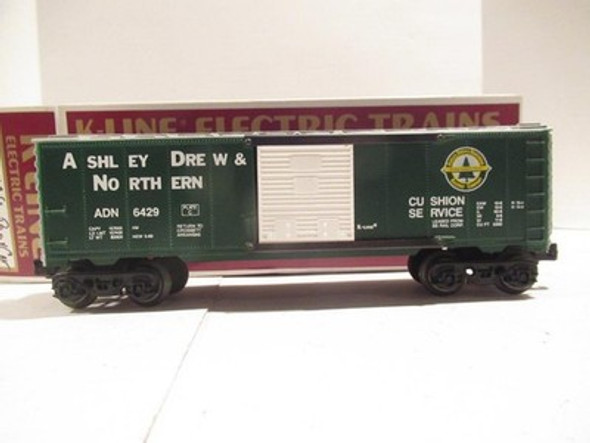 VINTAGE K-LINE TRAINS - 6429 ASHLEY DREW & NORTHERN BOXCAR- LN- BXD - 0/027- S33|357408190079