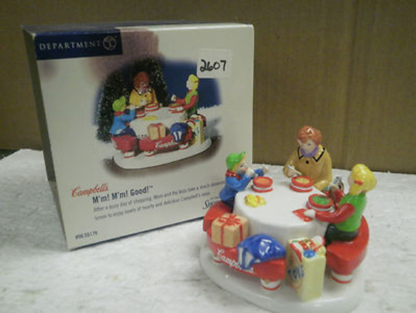 DEPT 56- 55179 CAMPBELL'S M'M M'M GOOD!- RETIRED- NEW-STAINED BOX- L131|396960407806