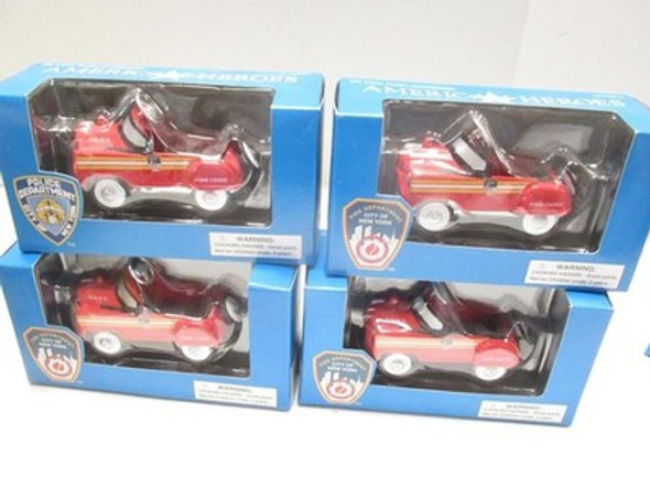 K-LINE - AMERICAN HEROES FDNY 0/027  SCALE PEDAL CAR- 4 PIECES- NEW-GREAT GIFTS|357486375678