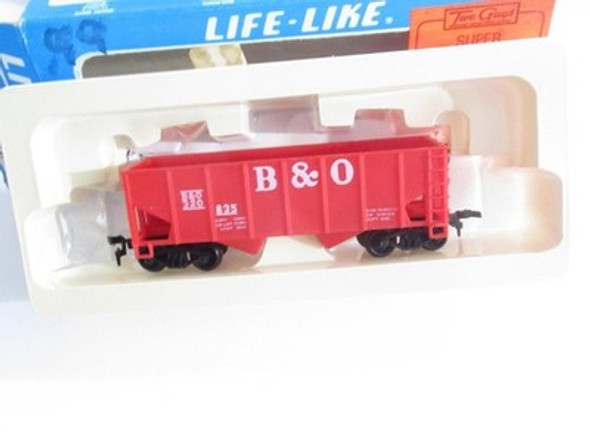 HO TRAINS VINTAGE LIFE-LIKE B & O HOPPER- LATCH COUPLERS- NEW IN THE BOX- S31C|357486762788