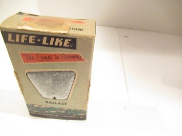 HO TRAINS- VINTAGE - LIFE-LIKE BOX OF BALLAST - APPROX 14 OZ - NEW - B1|396975660179