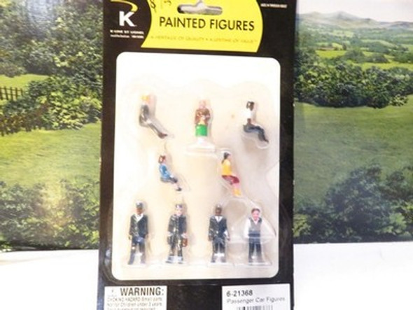 K-LINE BY LIONEL TRAINS - 21368 PAINTED PASSENGER CAR FIGURES- 0/027- NEW - SH|396975519511
