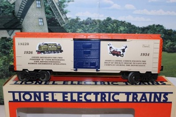 LIONEL VAULT 19220 - 90TH ANNIVERSARY BOXCAR 1926-1934  0/027 - NEW- B16|397055517630
